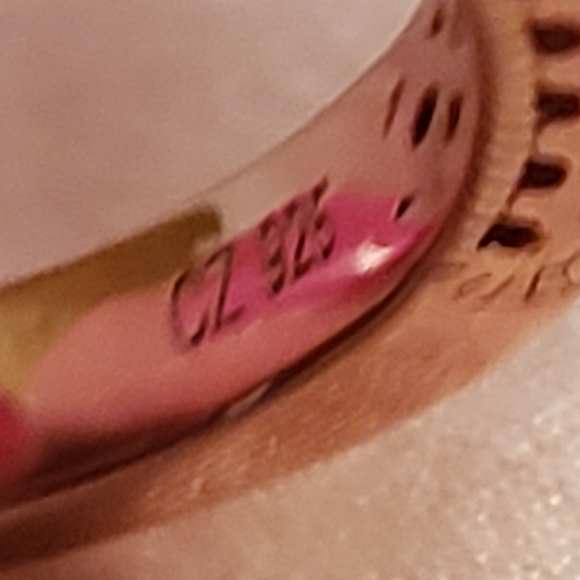 Sz 9, Purple & White Cubic Zirconia 18k Rose Gold Over 925 Silver,  5.98ctw, NWT - Picture 13 of 14